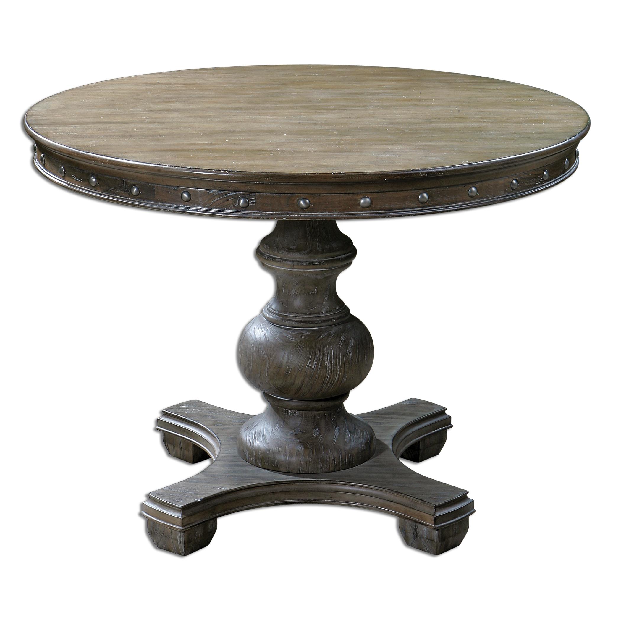 Uttermost Accent Furniture Occasional Tables 24390 Sylvana Wood Round